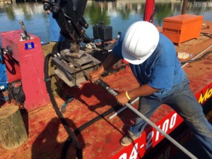 Seawall Construction with DSMS Helical Anchors Marco Island Florida